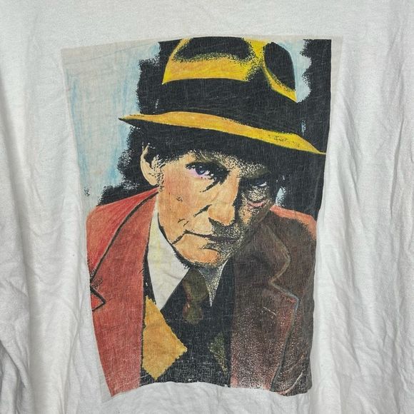 Vintage William S. Burroughs Portrait T Shirt XXL - Picture 3 of 7